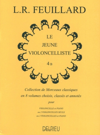 Le jeune Violoncelliste vol.4B pour 1-2 violoncelles (piano ad lib)