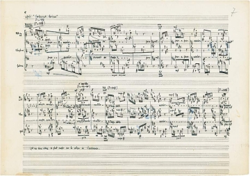 Le marteau sans maitre f�r Alt, Fl�te, Viola, Gitarre, Vibraphon, Xylophon und Schlagzeug Facsimile, Manuskripte und Berichte zur Entstehung des Werkes