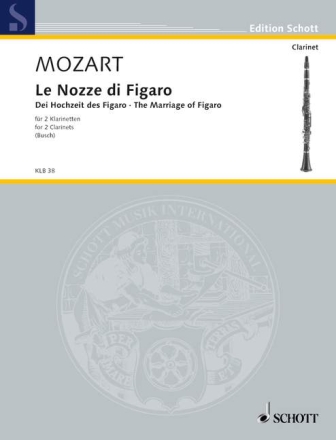 Le nozze di figaro f�r 2 Klarinetten