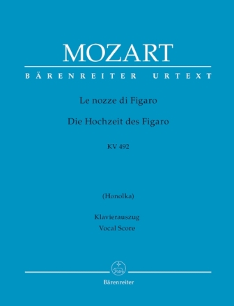 Le nozze die Figaro KV492  Klavierauszug (it/dt) gebunden