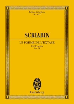 Le po�me de l'extase op.54 f�r Orchester Studienpartitur