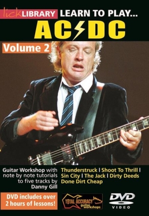 Learn to play AC/DC vol.2 DVD-Video Lick Library