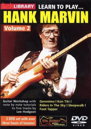 Learn to play Hank Marvin vol.2 DVD-Video (2) Lick Library
