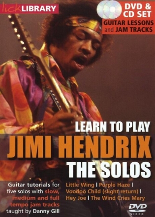 Learn to play Jimi Hendrix (DVD+CD) The Solos