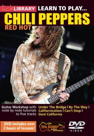 Learn to play Red Hot Chili Peppers DVD-Video Lick Library
