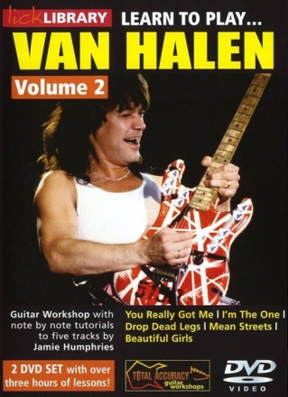 Learn to play Van Halen vol.2 2 DVD's Lick Library