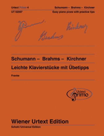 Leichte Klavierst�cke mit �betipps Band 4 (dt/en) f�r Klavier (Schumann - Brahms - Kirchner)