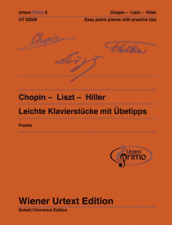 Leichte Klavierst�cke mit �betipps Band 5 (dt/en) f�r Klavier (Chopin - Liszt - Hiller)