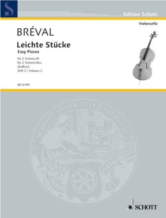 Leichte St�cke Band 2 f�r 2 Violoncelli Spielpartitur