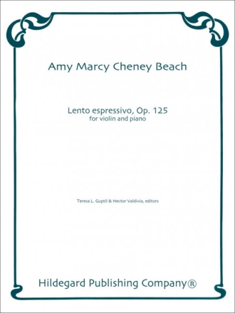 Lento espressivo op.125 for violin and piano