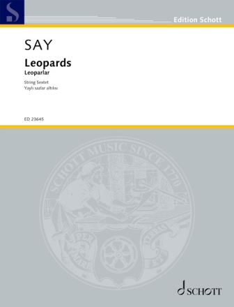 Leopards op. 103 (Leoparla) f�r Streichsextett Partitur und Stimmen