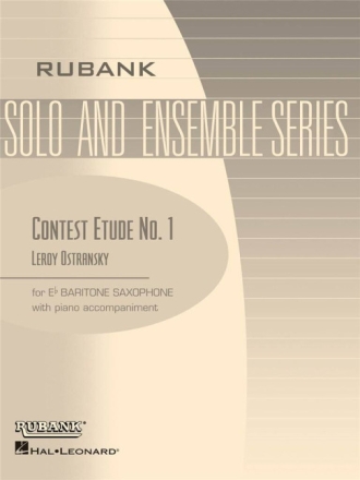 Leroy Ostransky, Contest Etude No. 1 baritone saxophone and piano buch