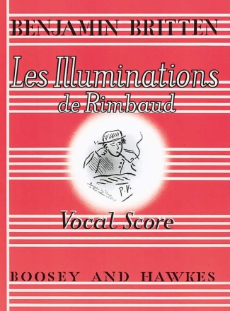 Les illuminations de Rimbaud op.18 f�r hohe Singstimme und Streichorchester,  Klavierauszug