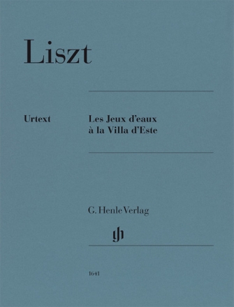 Les Jeux d'eaux � la Villa d'Este f�r Klavier zu zwei H�nden