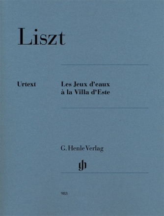 Les jeux d'eaux � la Villa d'Este f�r Klavier