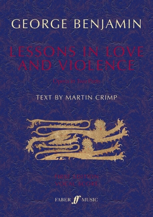 Lessons in Love and Violence  vocal score (en)