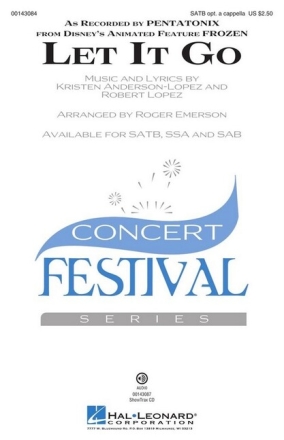 Let it go for mixed chorus a cappella chorus Score