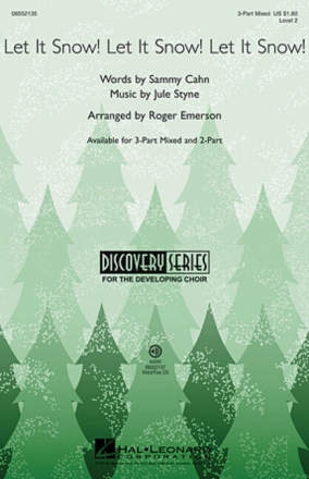 Let It Snow! Let It Snow! Let It Snow! for 2-part choir and piano choral score