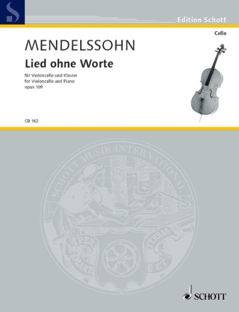 Lied ohne Worte D-Dur op. 109 f�r Violoncello (Viola) und Klavier