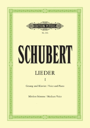 Lieder Band 1 f�r Gesang (mittel) und Klavier (dt)