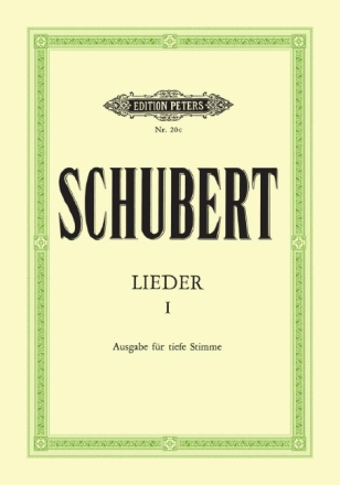 Lieder Band 1 f�r Gesang (tief) und Klavier (dt)