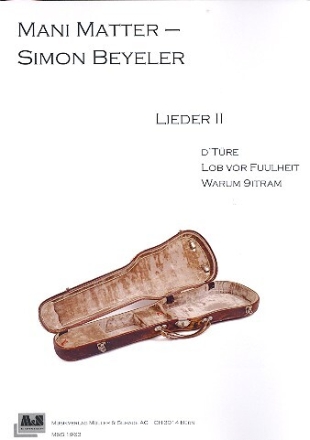 Lieder Band 2 f�r Chor, Klavier und Ba� Partitur