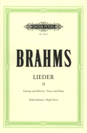 Lieder Band 2 f�r Gesang (hoch) und Klavier (dt/en)