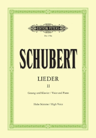 Lieder Band 2 f�r Gesang (hoch) und Klavier