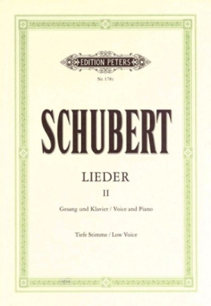Lieder Band 2 f�r Gesang (tief) und Klavier