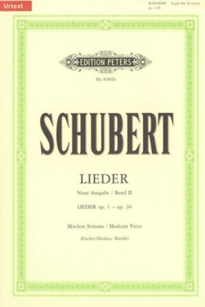 Lieder Band 2 f�r mittlere Singstimme und Klavier