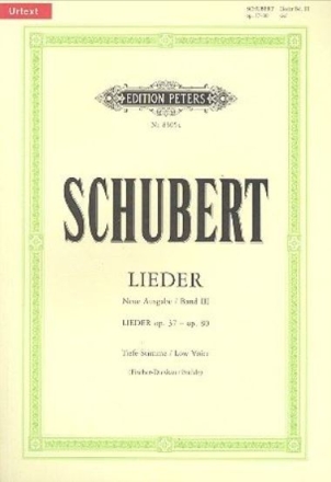 Lieder Band 3 f�r Gesang (tief) und Klavier (dt)