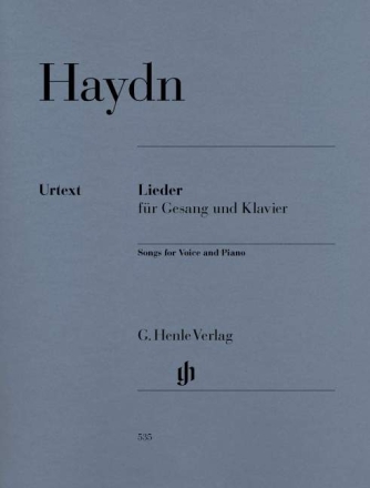 Lieder f�r eine Singstimme und Klavier (dt)