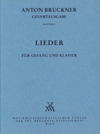 Lieder f�r Gesang und Klavier