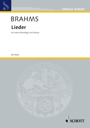 Lieder f�r hohe Singstimme und Klavier