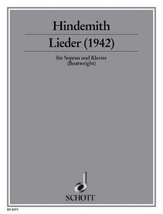 Lieder f�r Sopran und Klavier