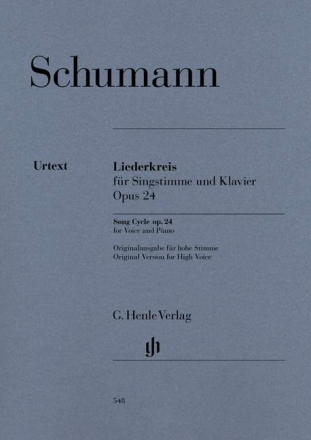 Liederkreis op.24 f�r Singstimme (hoch) und Klavier