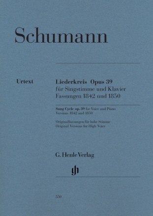 Liederkreis op.39 f�r Singstimme (hoch) und Klavier