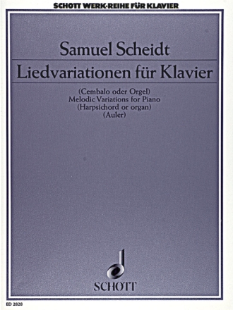 Liedvariationen f�r Klavier (Cembalo, Orgel)