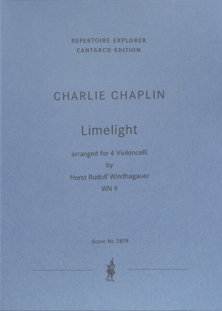 Limelight f�r 4 Violoncelli Studienpartitur und Stimmen