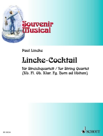 Lincke-Cocktail Heft 9 f�r Streichquartett oder Orchester Partitur und Stimmen