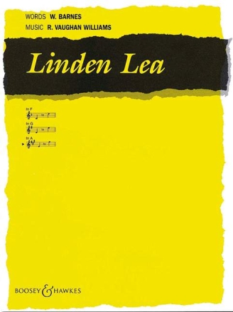 Linden Lea A-Dur f�r hohe Singstimme und Klavier