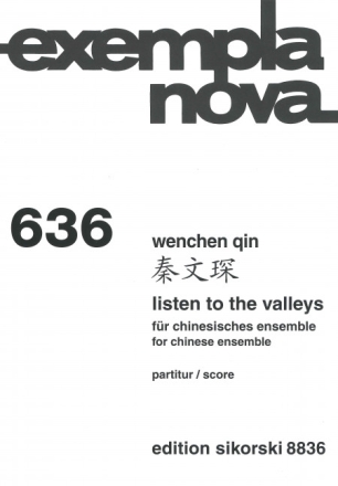 Listen to the Valleys ensemble Studienpartitur