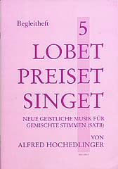 Lobet preiset singet Band 5 f�r gem Chor a cappella (z.T. mit Instrumenten) Spielpartitur Instrumentalstimmen