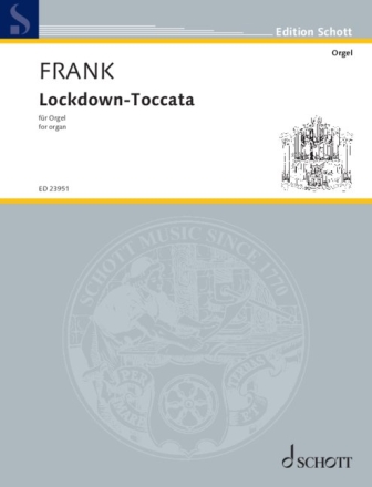 Lockdown-Toccata ORGEL Einzelausgabe