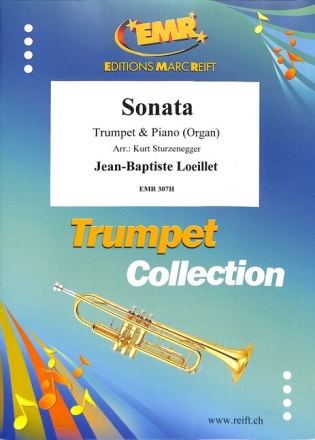 LOEILLET, J.B. Sonate en Lab Majeur (Sturzenegger) Trompete & Klavier
