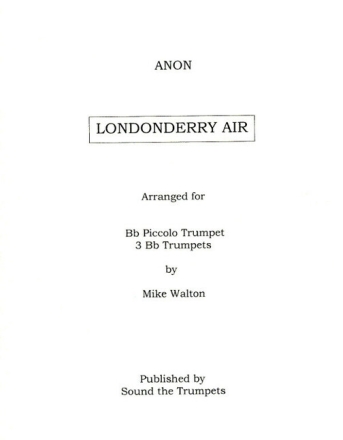 Londonderry Air for 4 clarinets