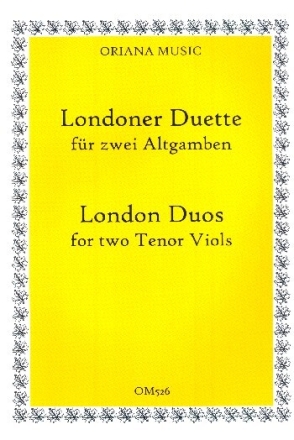 Londoner Duette f�r 2 Altgamben 2 Spielpartituren