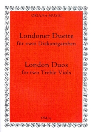 Londoner Duette f�r 2 Diskantgamben 2 Spielpartituren