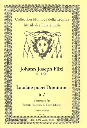 Ludate pueri dominum � 7 f�r Sopran, Trompete und Orgel (Klavier)