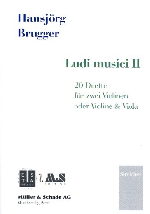 Ludi musici Band 2 f�r 2 Violinen (Violine und Viola) Spielpartitur und Viola-Stimme